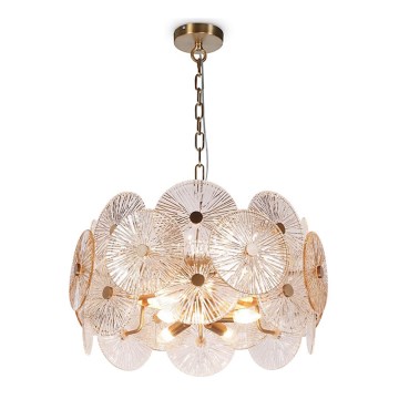 Maytoni MOD007PL-08G - Ljuskrona på kedja ASTER 8xE14/40W/230V