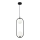 Maytoni MOD013PL-02B - Ljuskrona med textilsladd RING 2xG9/25W/230V svart