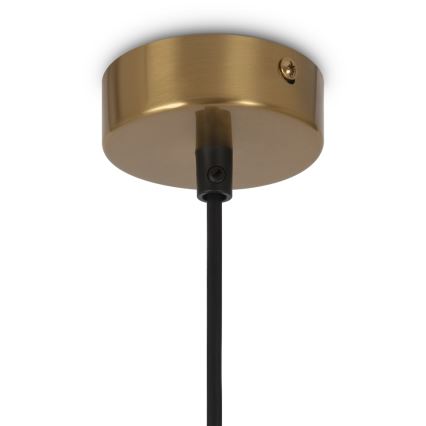 Maytoni MOD013PL-04BS1 - Ljuskrona med textilsladd RING 4xG9/25W/230V guld