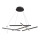 Maytoni MOD016PL-L75B - LED ljuskrona med textilsladd LINE LED/79W/230V svart