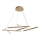 Maytoni MOD016PL-L75MG3K - LED ljuskrona med textilsladd LINE LED/79W/230V guld