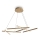 Maytoni MOD016PL-L75MG4K - LED ljuskrona med textilsladd LINE LED/75W/230V guld