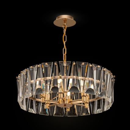 Maytoni MOD043PL-06G - Ljuskrona på kedja PUNTES 6xE14/60W/230V guld