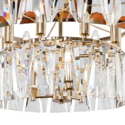 Maytoni MOD043PL-12G - Ljuskrona på kedja PUNTES 12xE14/40W/230V guld