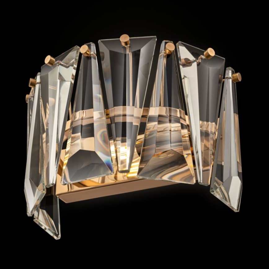Maytoni MOD043WL-01G - Vägglampa PUNTES 1xE14/60W/230V guld