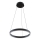Maytoni MOD058PL-L22B3K - LED ljuskrona med textilsladd RIM LED/25W/230V 3000K diameter 40 cm svart