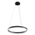 Maytoni MOD058PL-L32B3K - LED ljuskrona med textilsladd RIM LED/37W/230V 3000K diameter 60 cm svart