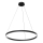 Maytoni MOD058PL-L42B4K - LED ljuskrona med textilsladd RIM LED/51W/230V 4000K diameter 80 cm svart