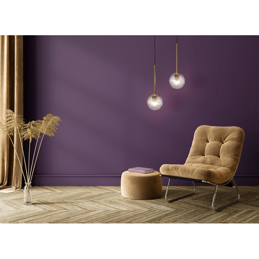 Maytoni MOD061PL-01BS1 - Ljuskrona med textilsladd LIGERO 1xE27/40W/230V