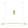 Maytoni MOD072PL-L36BSK1 - LED ljuskrona med textilsladd GLINT LED/36W/230V guld diameter 80 cm