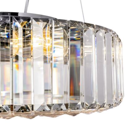 Maytoni MOD080CL-06CH - Ljuskrona med textilsladd RECINTO 6xE27/60W/230V