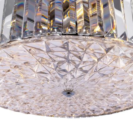 Maytoni MOD080CL-08CH - Ljuskrona med textilsladd RECINTO 8xE27/60W/230V