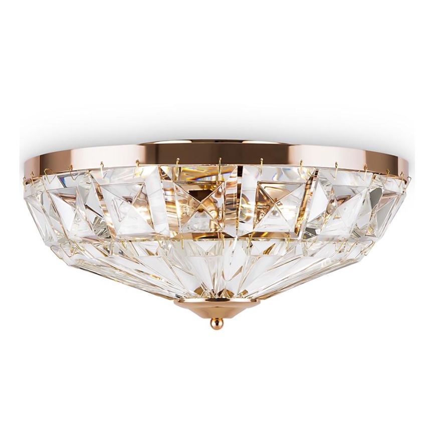 Maytoni MOD094CL-04G - Taklampa FACET 4xE14/60W/230V koppar