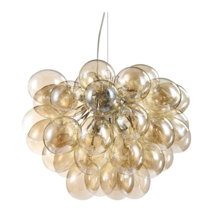 Maytoni MOD112-08-G - Ljuskrona med textilsladd BALBO 8xG9/28W/230V guld