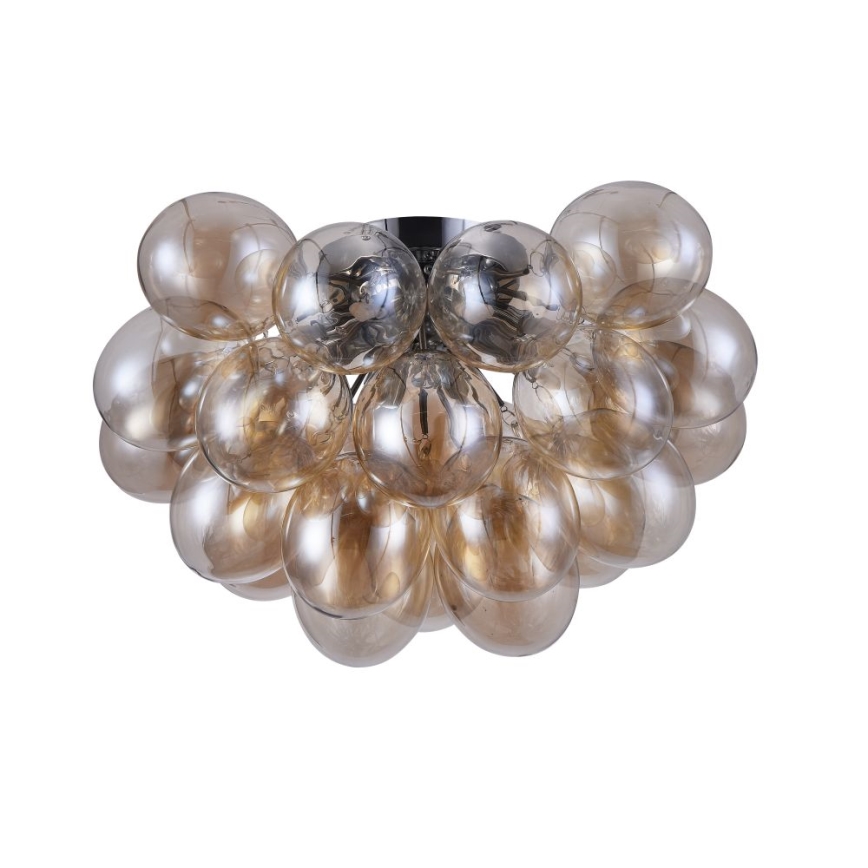 Maytoni MOD112CL-08G - Taklampa BALBO 8xG9/28W/230V guld/krom