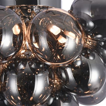 Maytoni MOD112CL-08N - Taklampa BALBO 8xG9/28W/230V grå