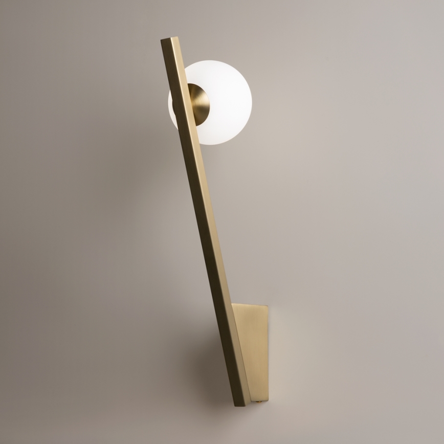 Maytoni MOD175WL-01G - Vägglampa KAZIMIR 1xG9/40W/230V guld