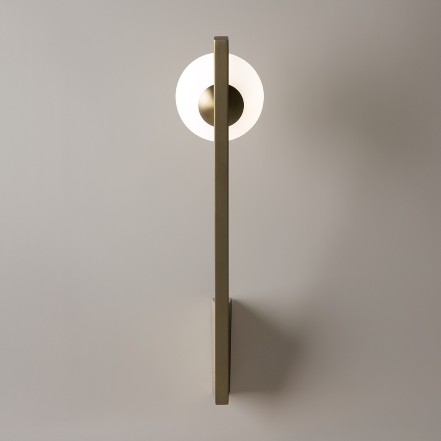Maytoni MOD175WL-01G - Vägglampa KAZIMIR 1xG9/40W/230V guld