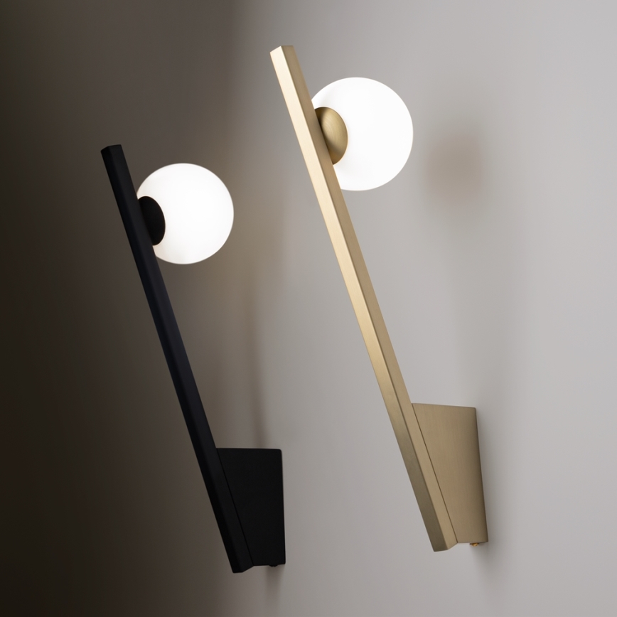 Maytoni MOD175WL-01G - Vägglampa KAZIMIR 1xG9/40W/230V guld