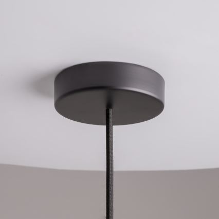 Maytoni MOD177PL-01G - Ljuskrona med textilsladd MEMORY 1xE14/40W/230V guld/vit