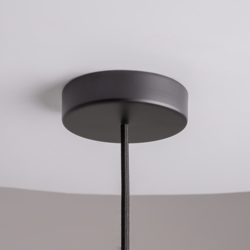 Maytoni MOD177PL-01G - Ljuskrona med textilsladd MEMORY 1xE14/40W/230V guld/vit