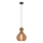 Maytoni MOD192PL-01W1 - Ljuskrona med textilsladd ROOTS 1xE27/40W/230V diameter 30 cm beige