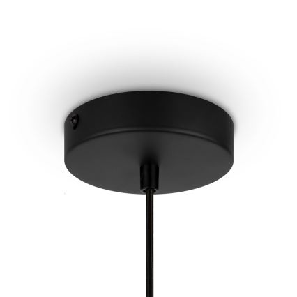 Maytoni MOD193PL-01W - Ljuskrona med textilsladd ROOTS 1xE27/40W/230V diameter 22,5 cm beige