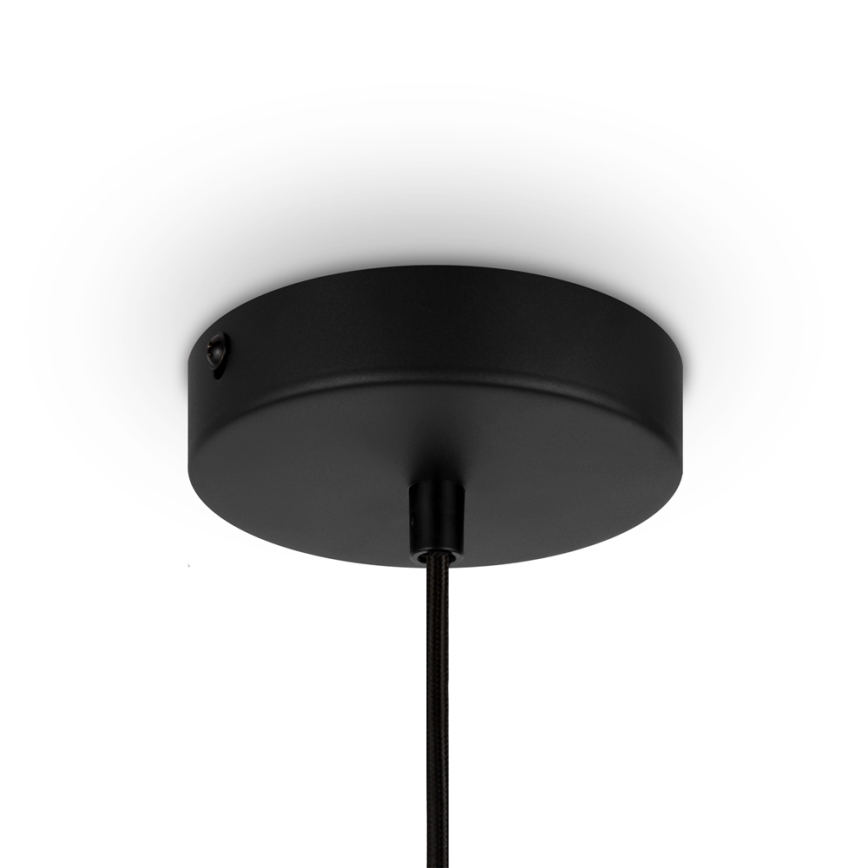 Maytoni MOD193PL-01W - Ljuskrona med textilsladd ROOTS 1xE27/40W/230V diameter 22,5 cm beige