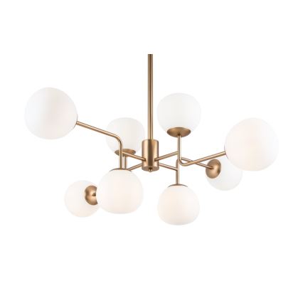 Maytoni MOD221-PL-08-G - Pendelkrona ERICH 8xE14/40W/230V koppar
