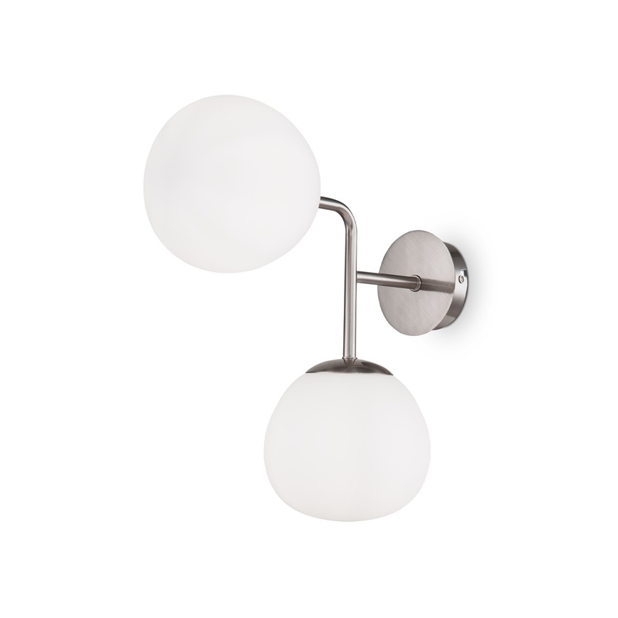 Maytoni MOD221-WL-02-N - Vägglampa ERICH 2xE14/40W/230V matt krom