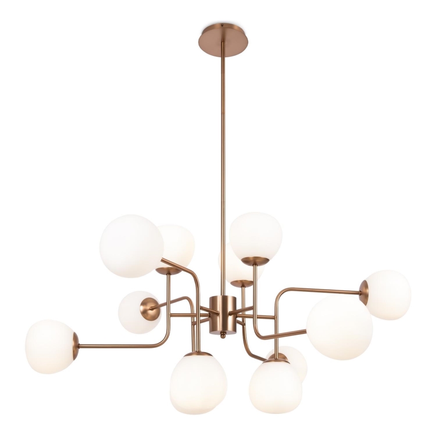 Maytoni MOD221PL-12G - Pendelkrona ERICH 12xE14/40W/230V koppar