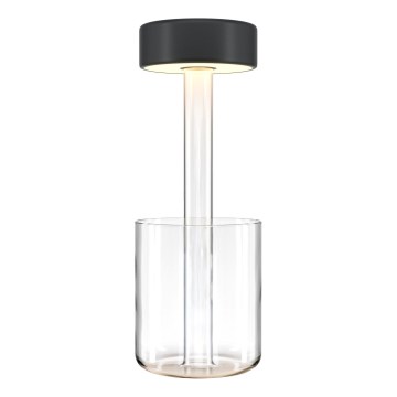 Maytoni MOD229TL-L3B3K1 - LED Ljusreglerad uppladdningsbar bärbar bordslampa LED/3W/5V 2200-4000K svart/genomskinlig