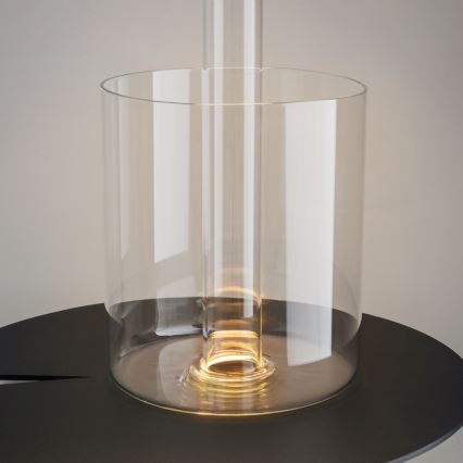Maytoni MOD229TL-L3W3K1 - LED dimbar uppladdningsbar bärbar bordslampa LED/3W/5V 2200-4000K 2000 mAh vit/klar