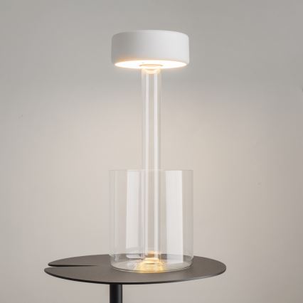 Maytoni MOD229TL-L3W3K1 - LED Ljusreglerad uppladdningsbar bärbar bordslampa LED/3W/5V 2200-4000K vit/genomskinlig