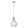 Maytoni MOD238-PL-01-BL - Ljuskrona med textilsladd EUSTOMA 1xE14/40W/230V blå