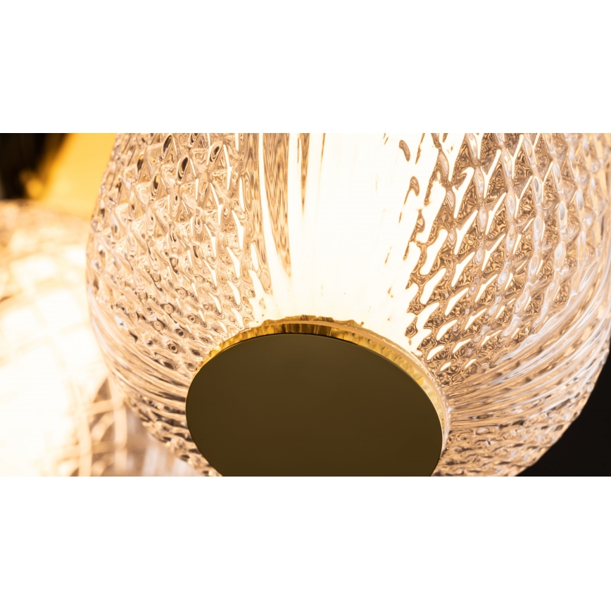 Maytoni MOD273CL-L60CH3K - LED taklampa DROP 4xLED/15W/230V diameter 43 cm skinande krom