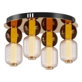 Maytoni MOD273CL-L60G3K - LED taklampa DROP 4xLED/15W/230V diameter 43 cm guld