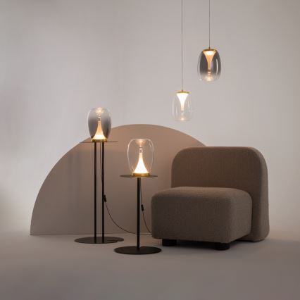 Maytoni MOD282PL-L8G3K - LED ljuskrona med textilsladd SPLASH LED/7W/230V 3000K guld