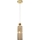 Maytoni MOD302PL-01CG - Ljuskrona med textilsladd ANTIC 1xE14/40W/230V guld/beige