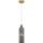 Maytoni MOD302PL-01GR - Ljuskrona med textilsladd ANTIC 1xE14/40W/230V guld/grå