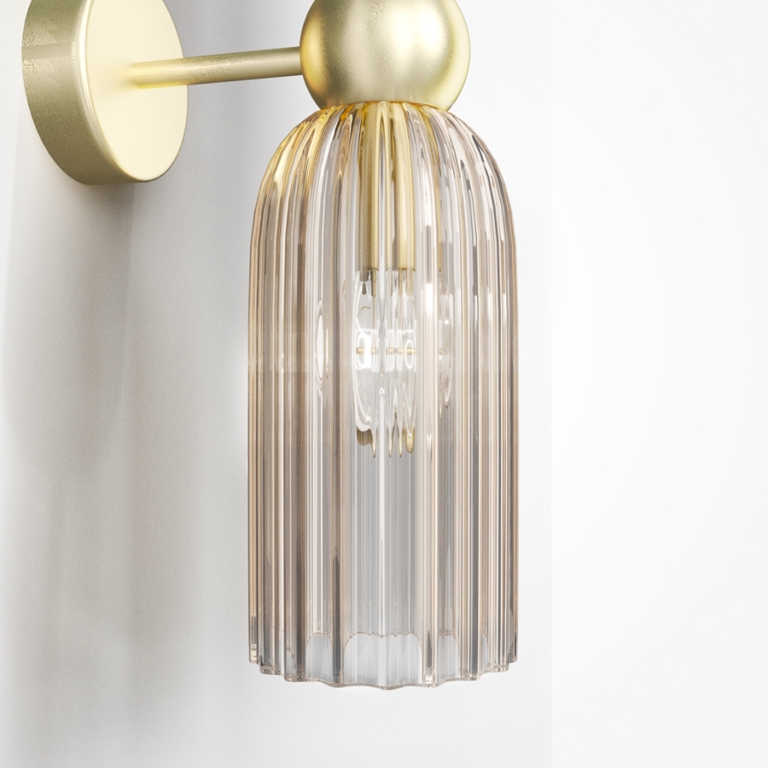 Maytoni MOD302WL-02CG - Vägglampa ANTIC 2xE14/40W/230V guld/beige