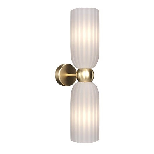 Maytoni MOD302WL-02W - Vägglampa ANTIC 2xE14/40W/230V guld/vit