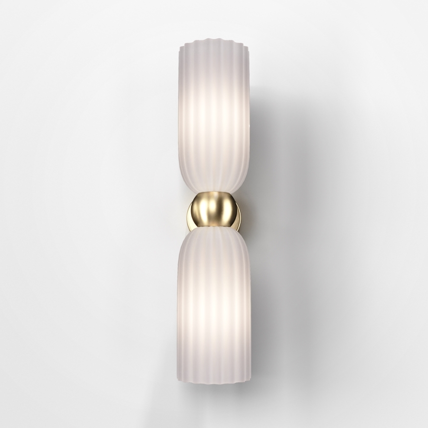 Maytoni MOD302WL-02W - Vägglampa ANTIC 2xE14/40W/230V guld/vit
