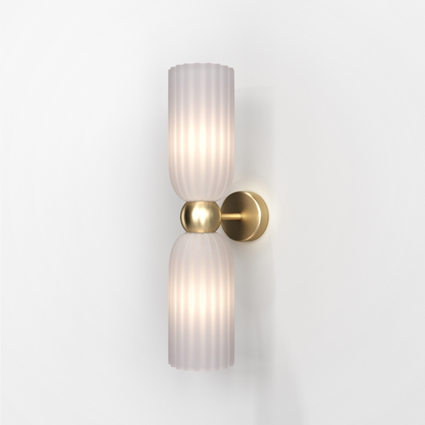 Maytoni MOD302WL-02W - Vägglampa ANTIC 2xE14/40W/230V guld/vit
