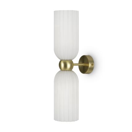 Maytoni MOD302WL-02W - Vägglampa ANTIC 2xE14/40W/230V guld/vit