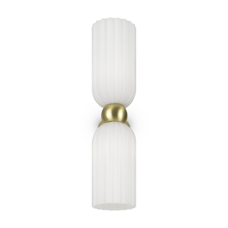Maytoni MOD302WL-02W - Vägglampa ANTIC 2xE14/40W/230V guld/vit