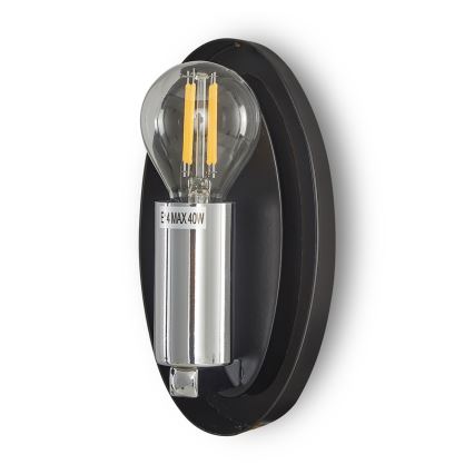 Maytoni MOD306WL-01CH - Vägglampa MABELL 1xE14/40W/230V skinande krom