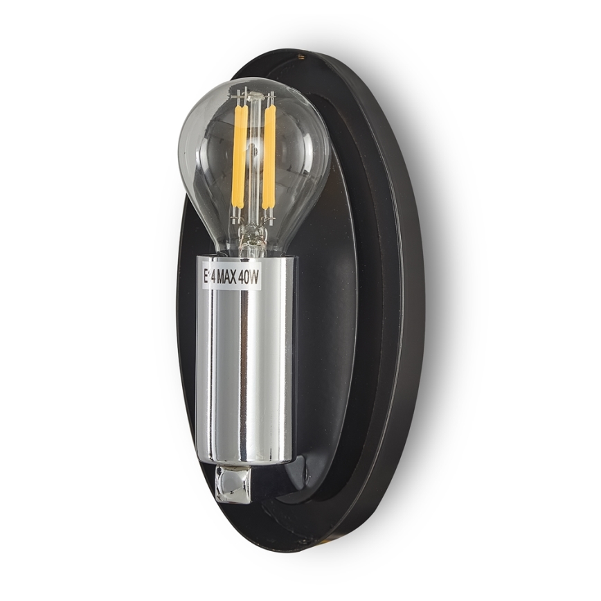 Maytoni MOD306WL-01CH - Vägglampa MABELL 1xE14/40W/230V skinande krom