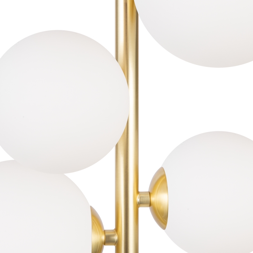 Maytoni MOD545PL-06BS - Ljuskrona med textilsladd DALLAS 6xG9/28W/230V guld