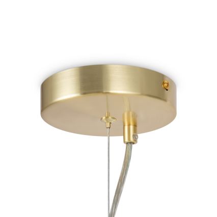 Maytoni MOD545PL-24BS - Ljuskrona med textilsladd DALLAS 24xG9/28W/230V guld